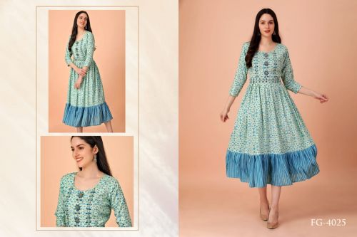 FG Violet By Fashion Gallaria Designer Kurtis Catalog